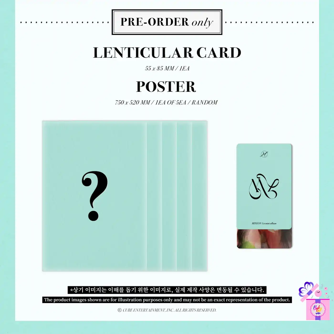 MIYEON (I-DLE) – MY (1st Mini Album) + Poster – Bak Bak K-Pop Store