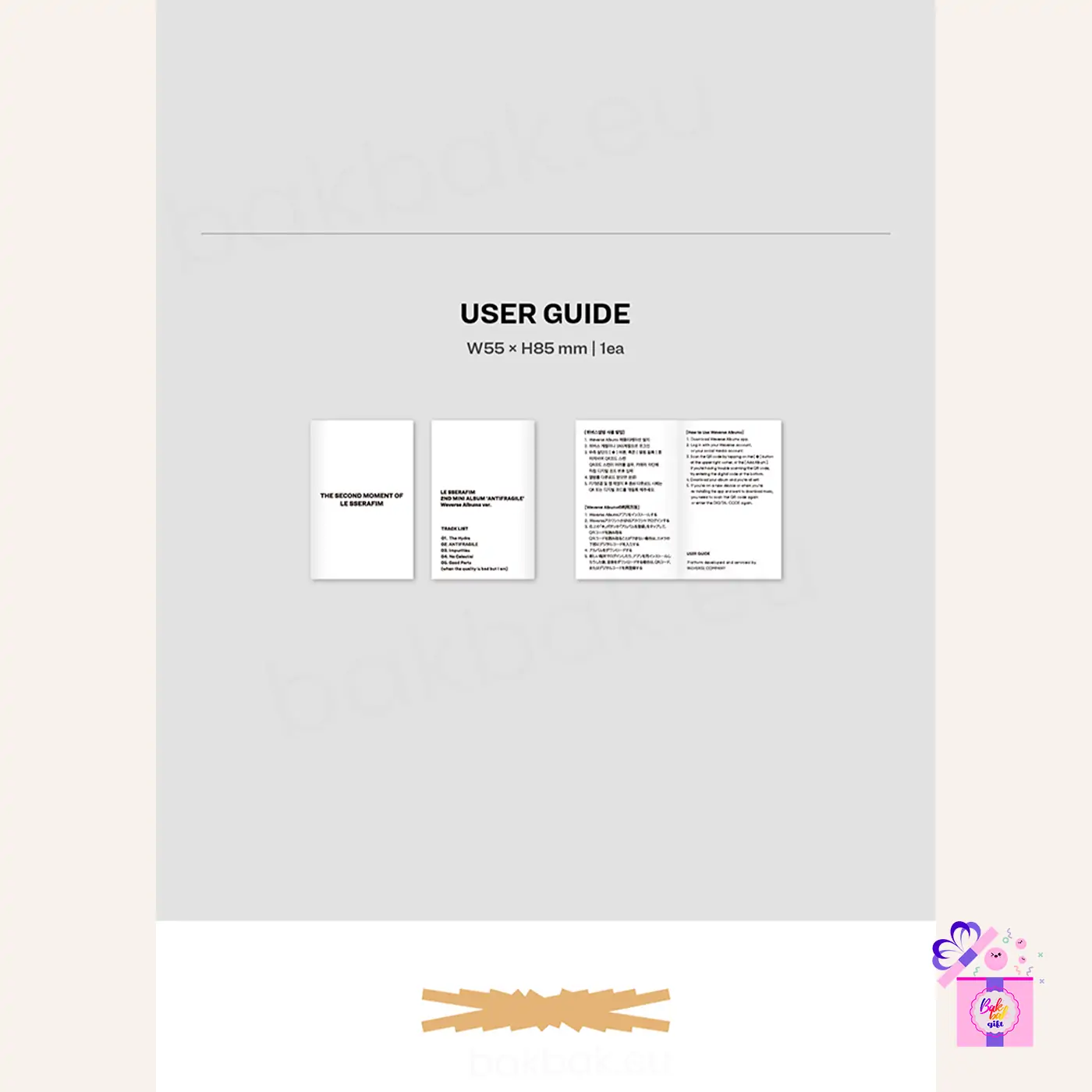 LE SSERAFIM – ANTIFRAGILE (Weverse Albums Ver.) – Bak Bak K-Pop Store