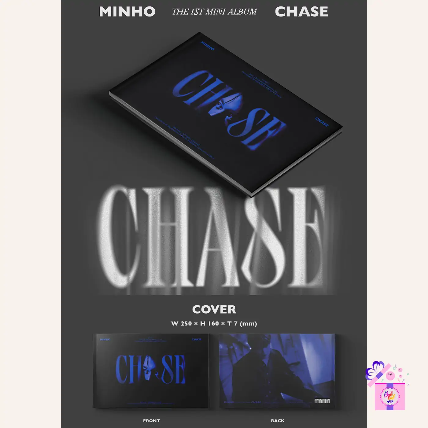 SHINee　ミンホ　Chase  CD Minho Shinee - Chase [Complete Ver.] Album+Folded Poster (White