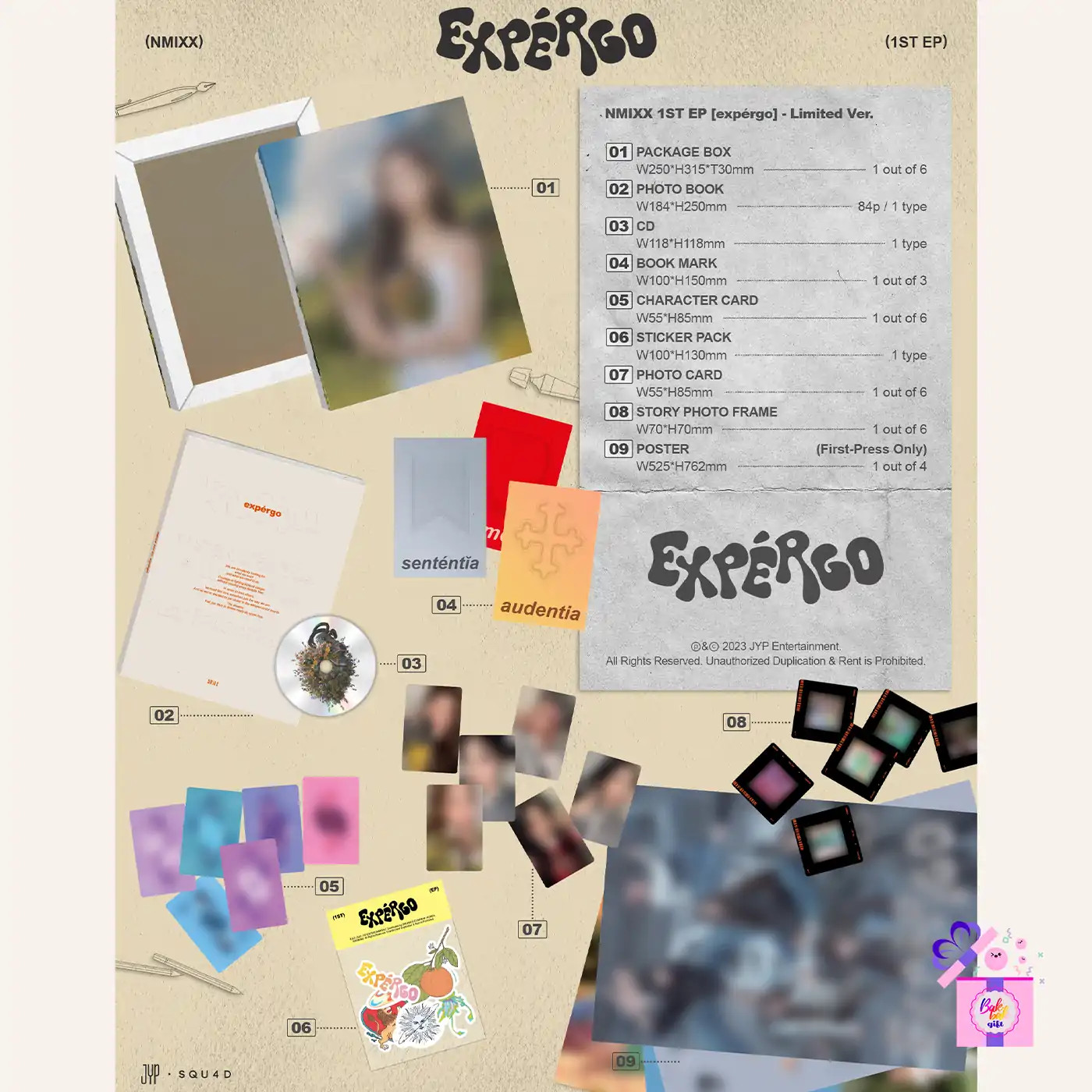 NMIXX – expérgo [Limited Member Ver.] (1st EP Album) – Bak Bak K