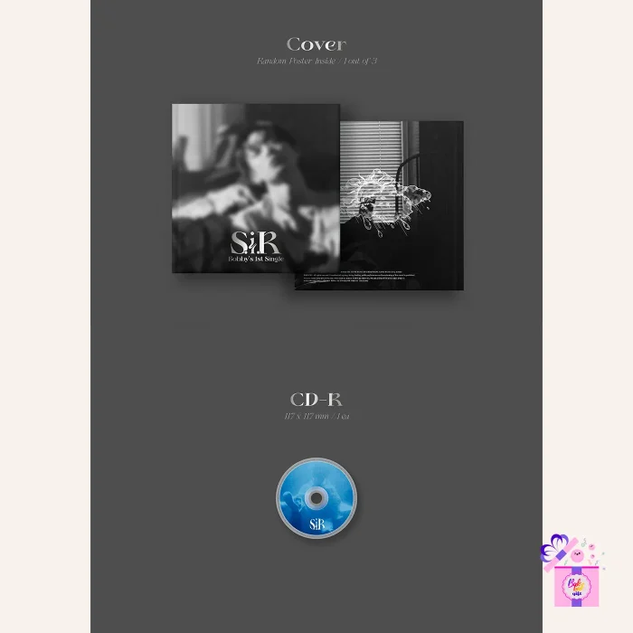 iKON BOBBY アルバム CD セット　ソロアルバム IKON, BOBBY - IKON BOBBY S.I.R 1st Solo Single Album K-POP SEALED