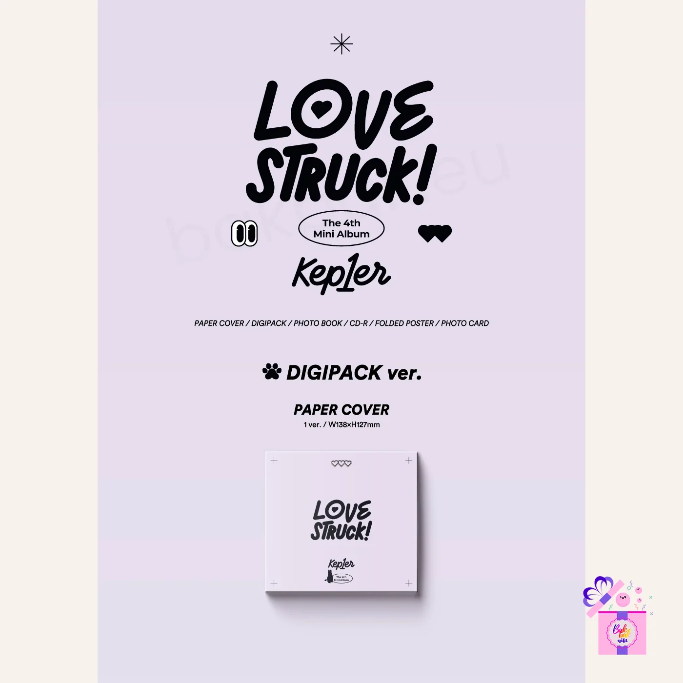 Kep1er – LOVESTRUCK! [Digipack Ver.] – Bak Bak K-Pop Store