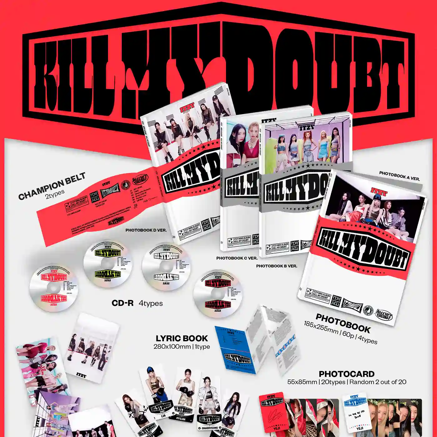 ITZY – KILL MY DOUBT (7th Mini Album) [Standard Ver.] – Bak Bak K