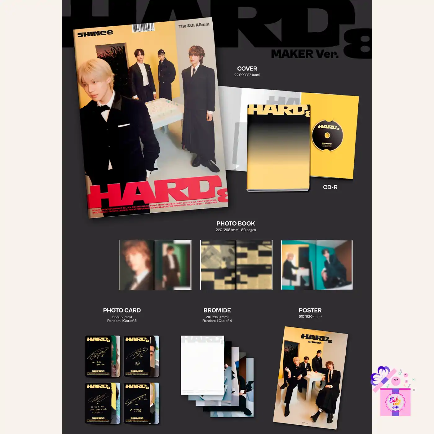 SHINee – HARD [Photobook Ver.] – Bak Bak K-Pop Store