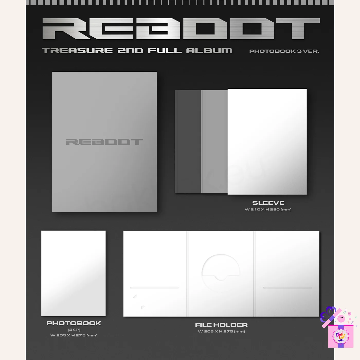 TREASURE – REBOOT (2nd Full Album) – Bak Bak K-Pop Store