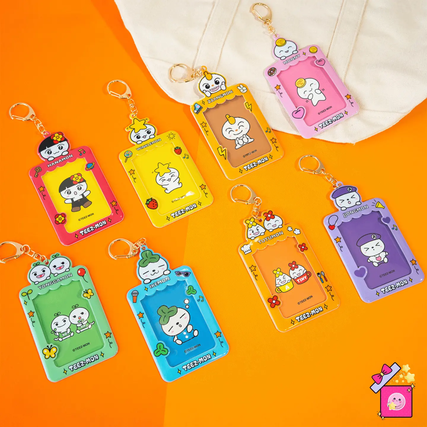 ATEEZ – TEEZ-MON Photocard Holder (Official MD) – Bak Bak K-Pop Store