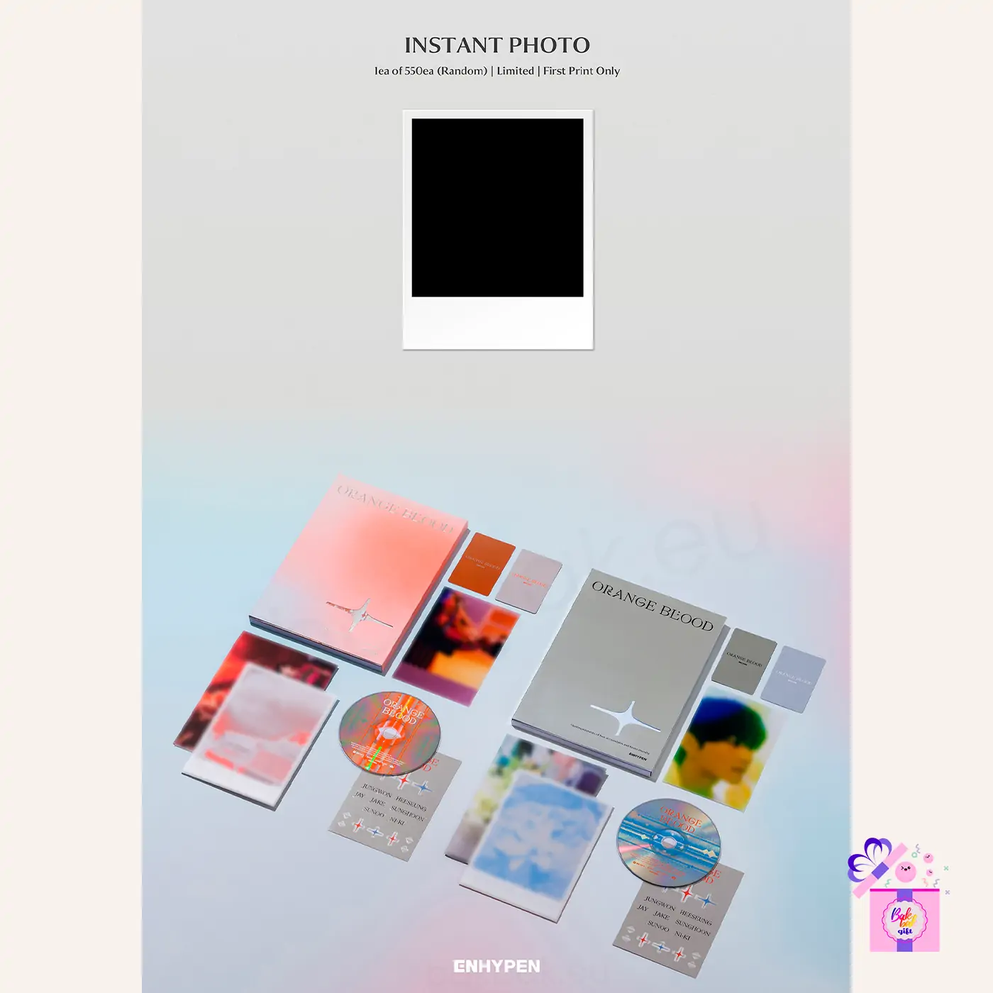 ENHYPEN – ORANGE BLOOD (5th Mini Album) – Bak Bak K-Pop Store