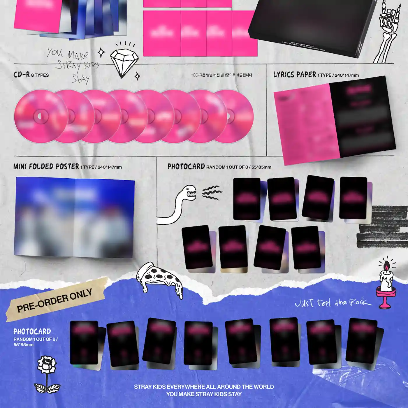 Stray Kids – 樂-Star (Member POSTCARD Ver.) – Bak Bak K-Pop Store