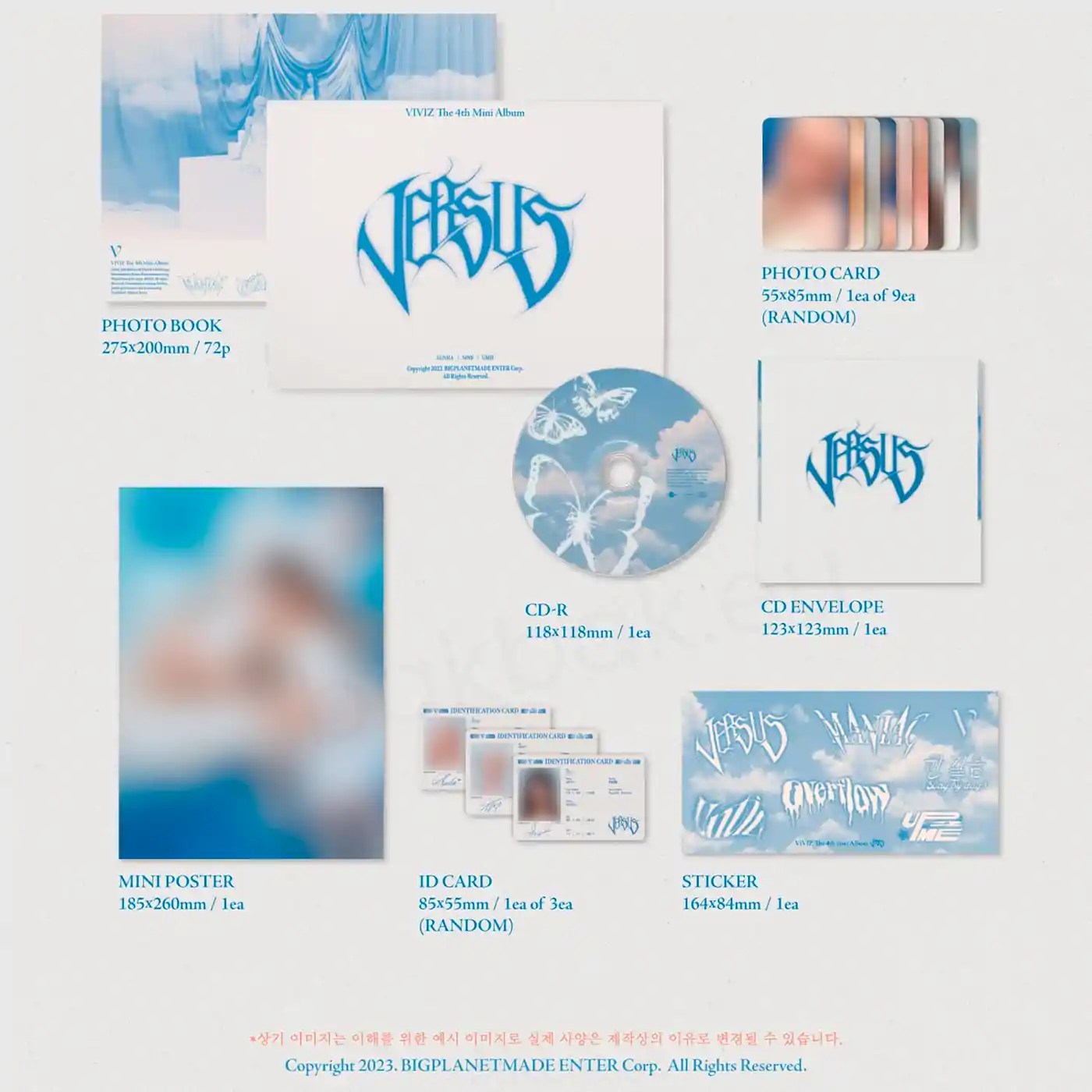 VIVIZ – VERSUS (4th Mini Album) [Photobook Ver.] – Bak Bak K-Pop Store