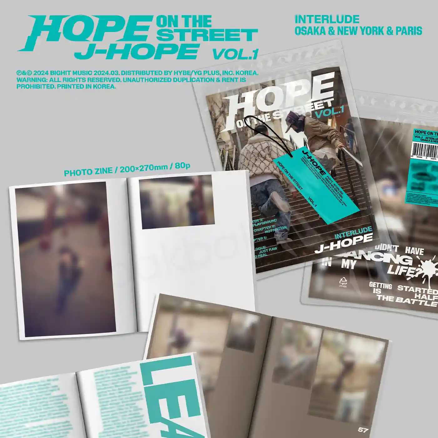 j-hope (BTS) – HOPE ON THE STREET VOL.1 (1st Special Album) – Bak