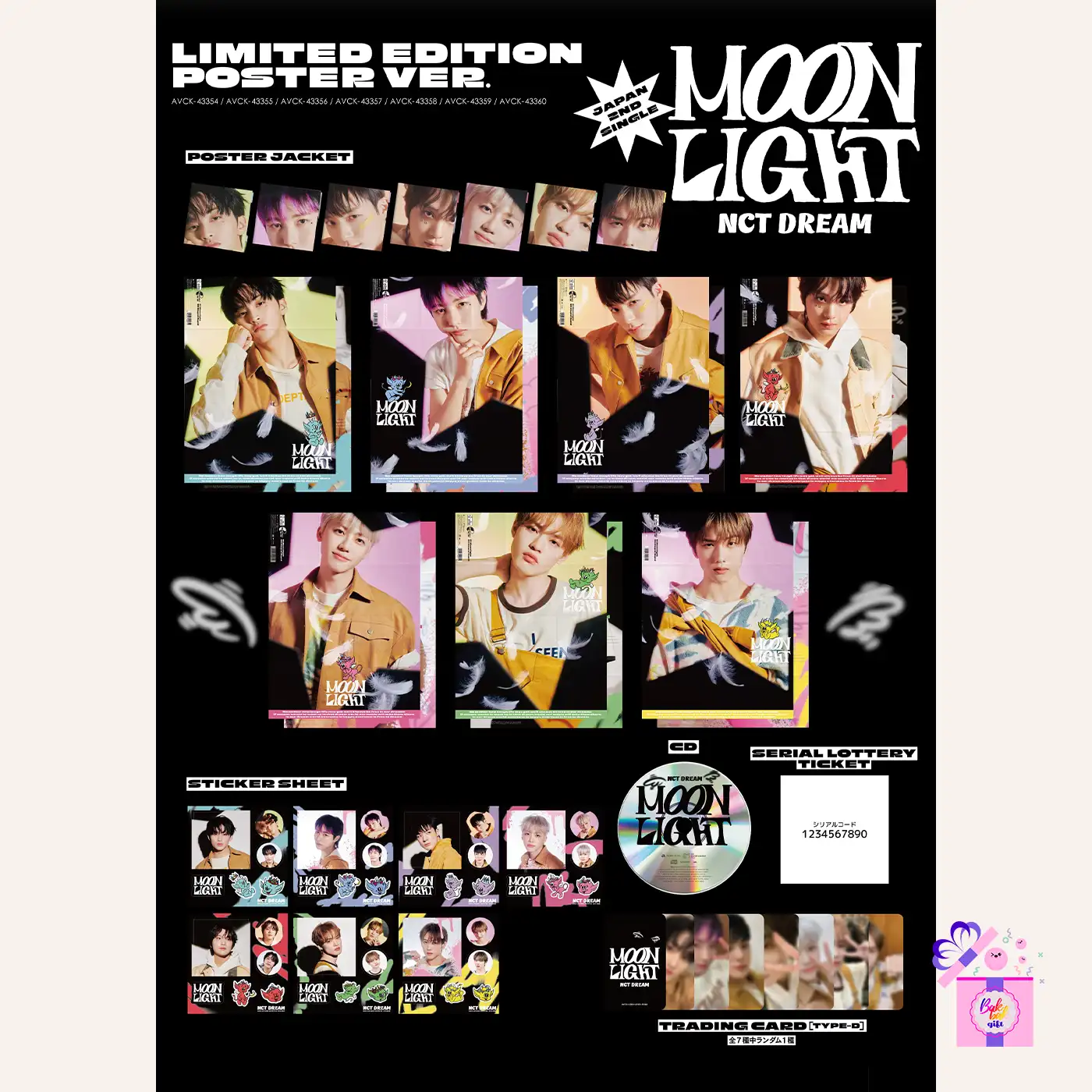 NCT DREAM – Moonlight [Limited Poster Edition] (Japanese Album) +