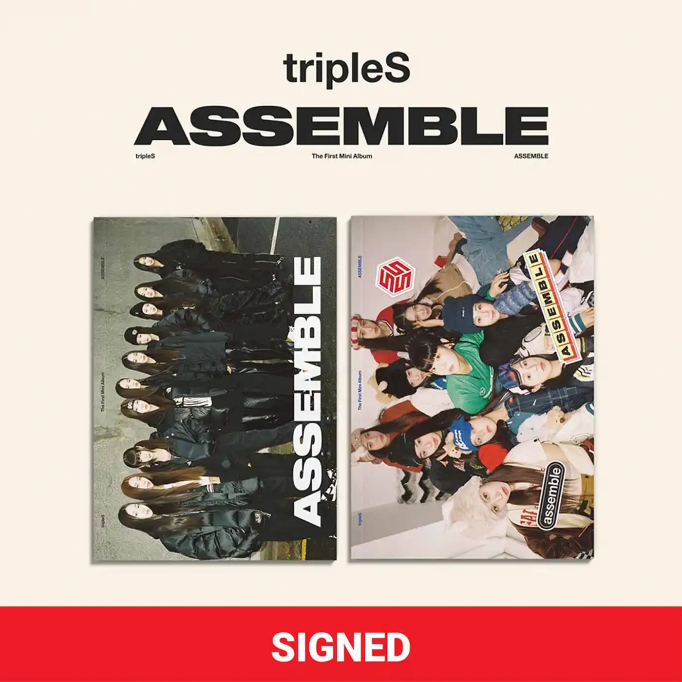 tripleS – Assemble [SIGNED US Edition] + Special Class Objekt