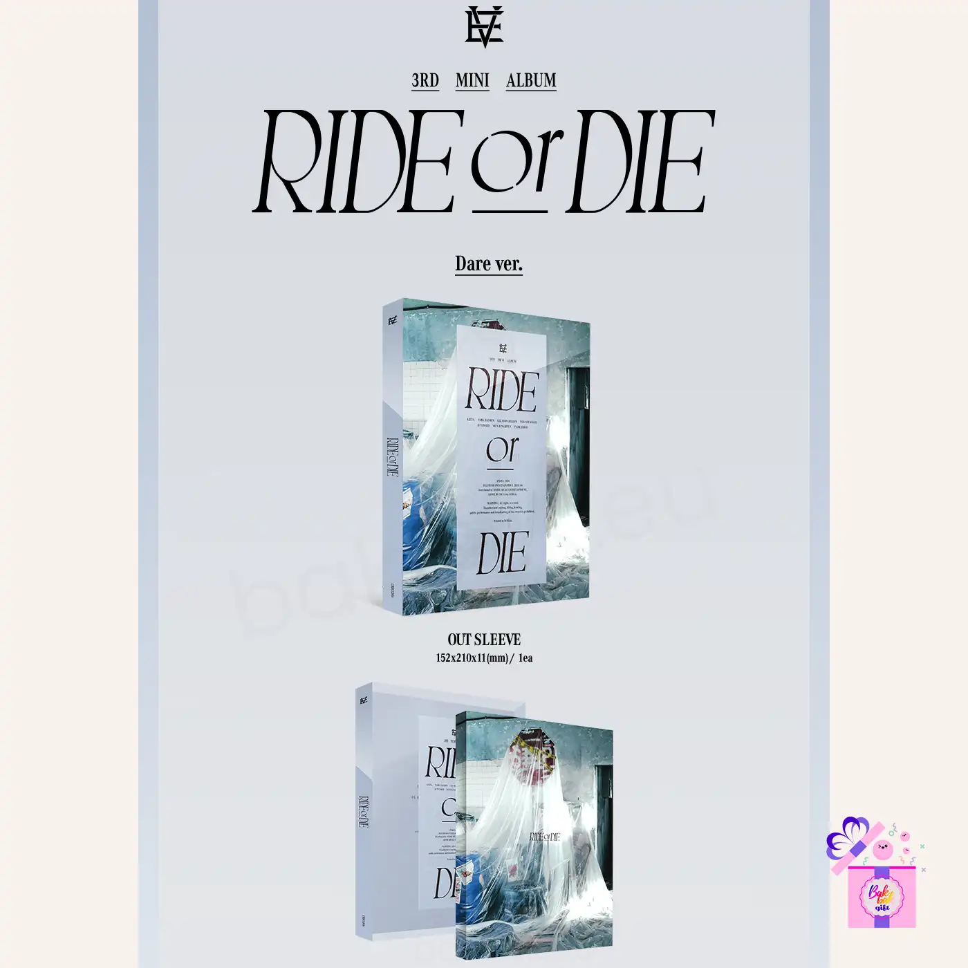 EVNNE – RIDE or DIE [SIGNED Ver.] + hello82 Unreleased Photocard