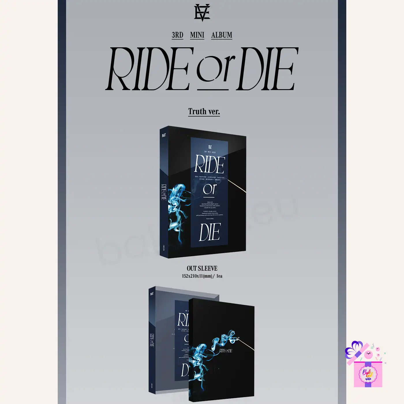 EVNNE – RIDE or DIE [SIGNED Ver.] + hello82 Unreleased Photocard
