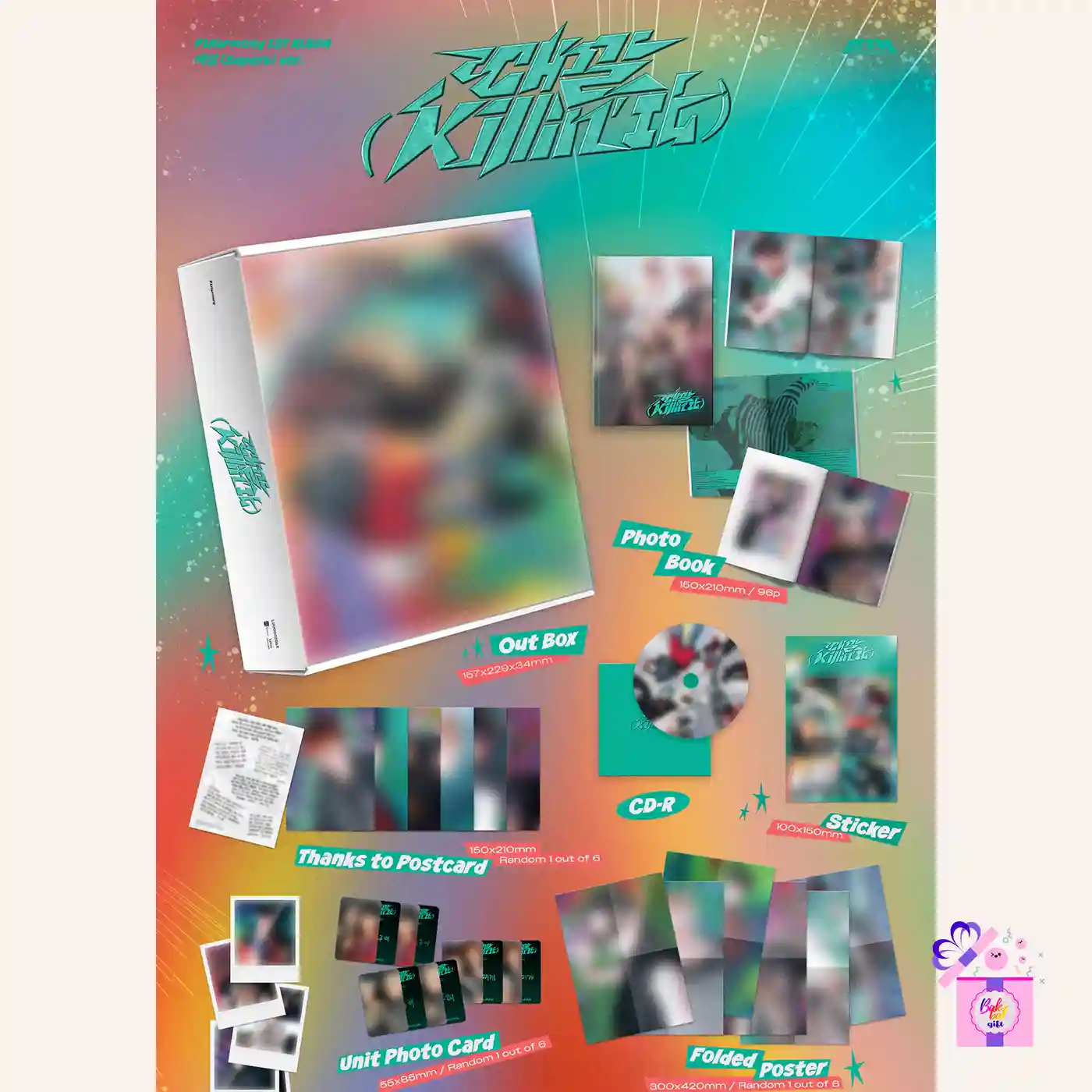 P1Harmony – Killin' It [hello82 Exclusive] – Bak Bak K-Pop Store