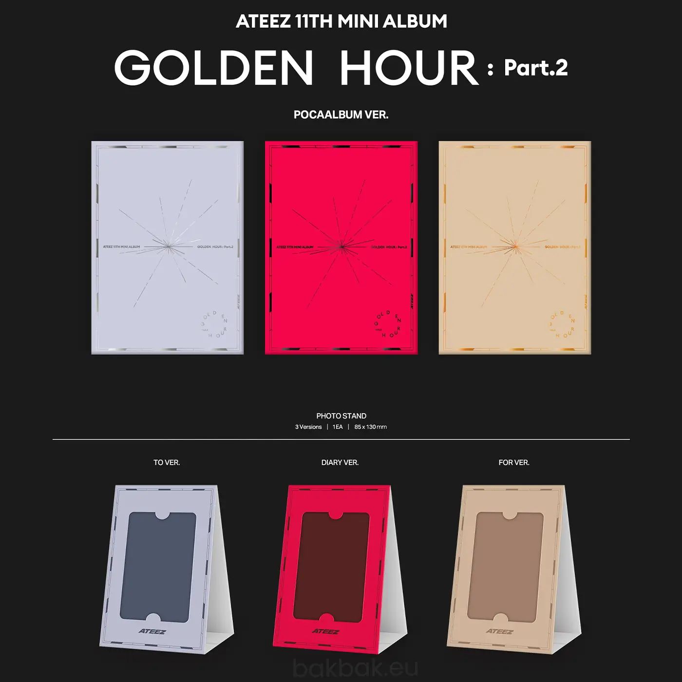 ATEEZ – Golden Hour : Part.2 (POCA ALBUM Ver.) [11th Mini Album