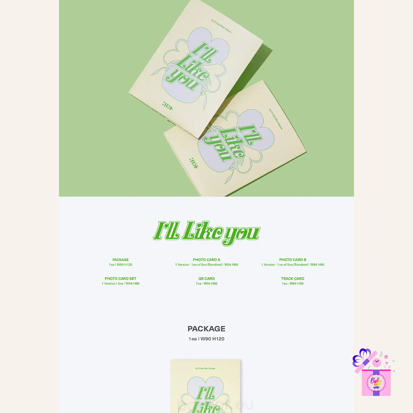 ILLIT – I'LL LIKE YOU + Weverse Gift* (Weverse Albums ver.) [2nd