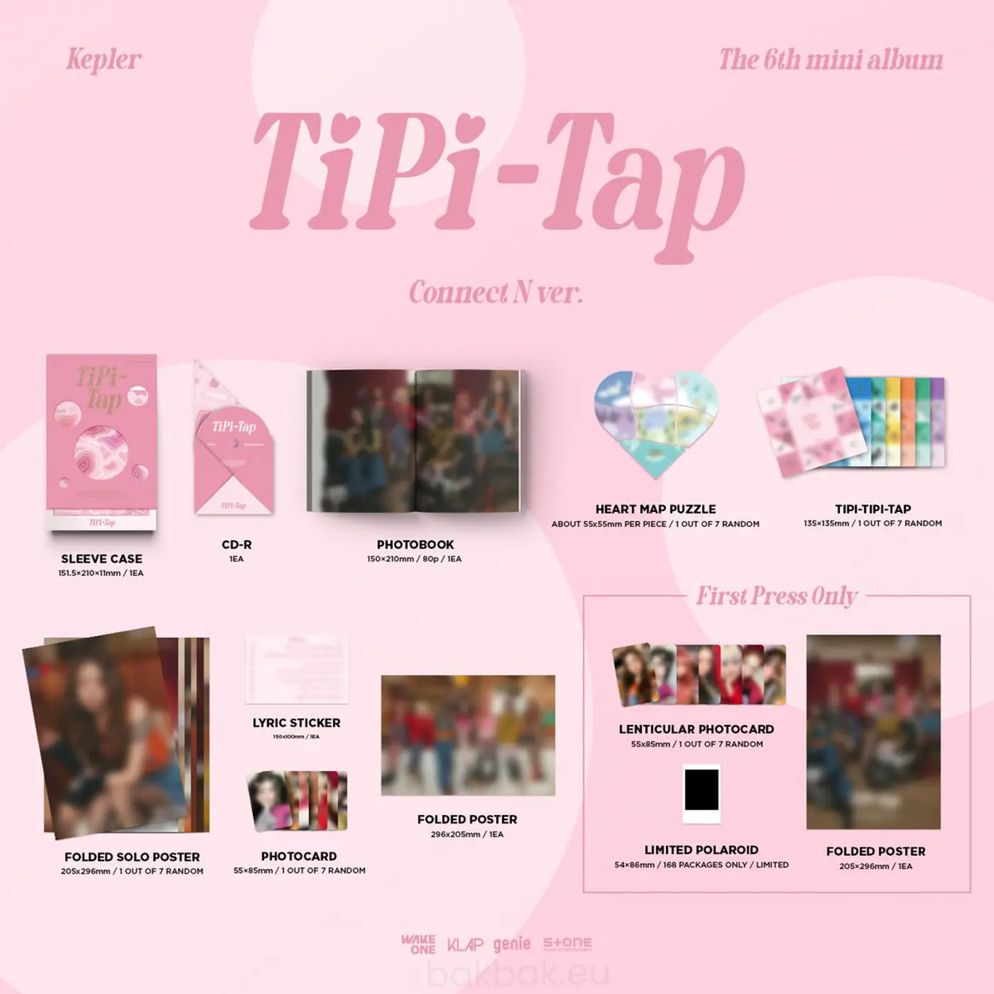 Kep1er – TIPI-TAP (6th Mini Album) – Bak Bak K-Pop Store