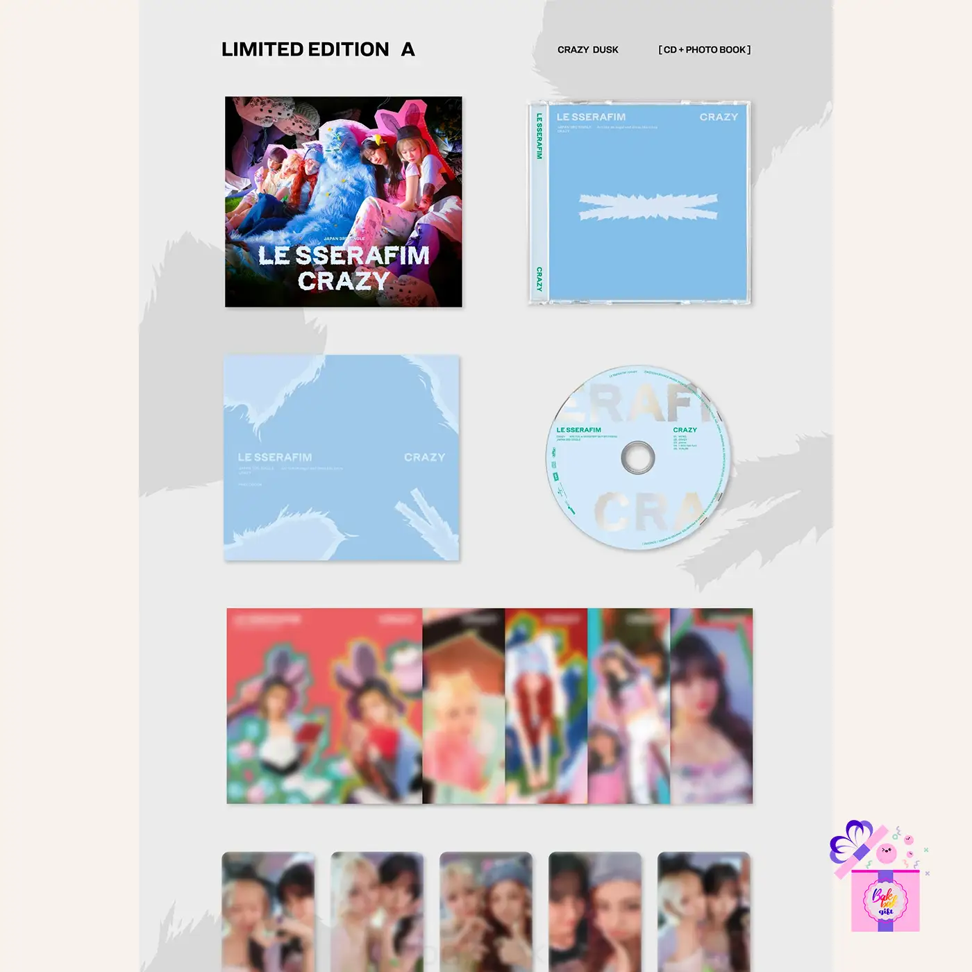 LE SSERAFIM – CRAZY (Limited Edition) [Japan 3rd Single Album