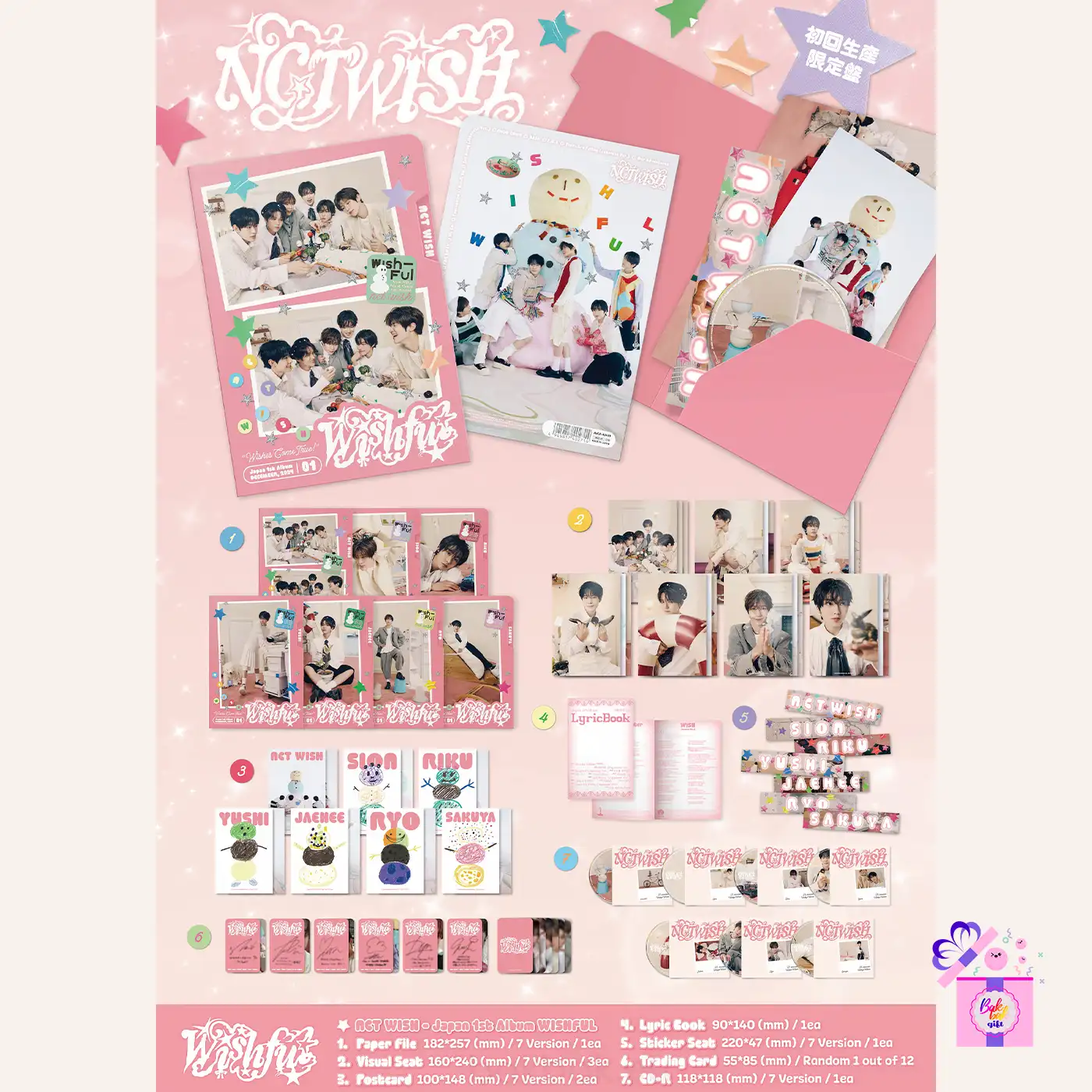 NCT WISH – Wishful [Limited Member Edition] (Japan 1st Album) +