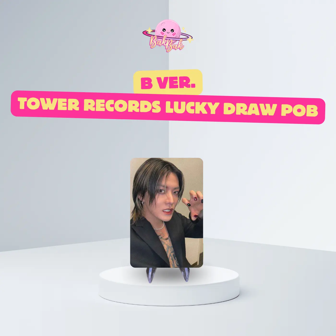 YUTA (NCT) – Limited Photocard (Depth Tower Records Lucky Draw POB