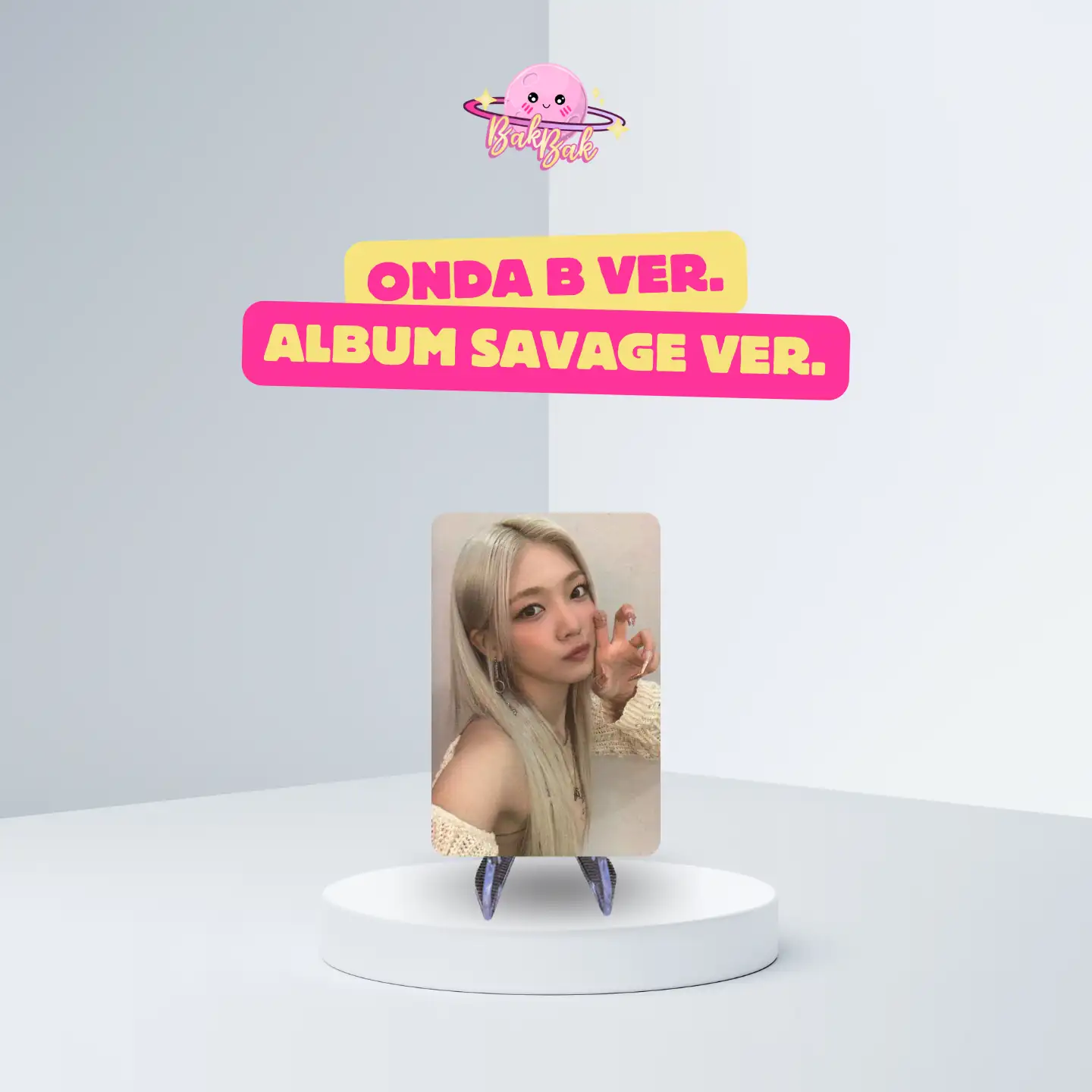 EVERGLOW – Photocard (ALL MY GIRLS Album Savage – Bak Bak K