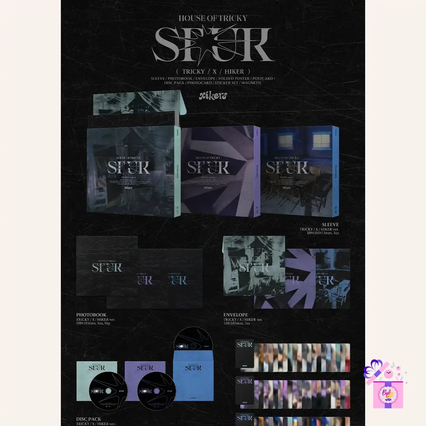 xikers – HOUSE OF TRICKY : SPUR [SIGNED ver.] – Bak Bak K-Pop Store