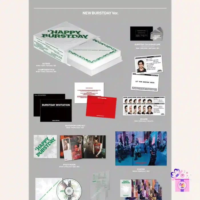 セブチ HAPPY BURSTDAY セット + GV + Weverse G セブチ HAPPY BURSTDAY セット + GV + Weverse G SEVENTEEN - HAPPY