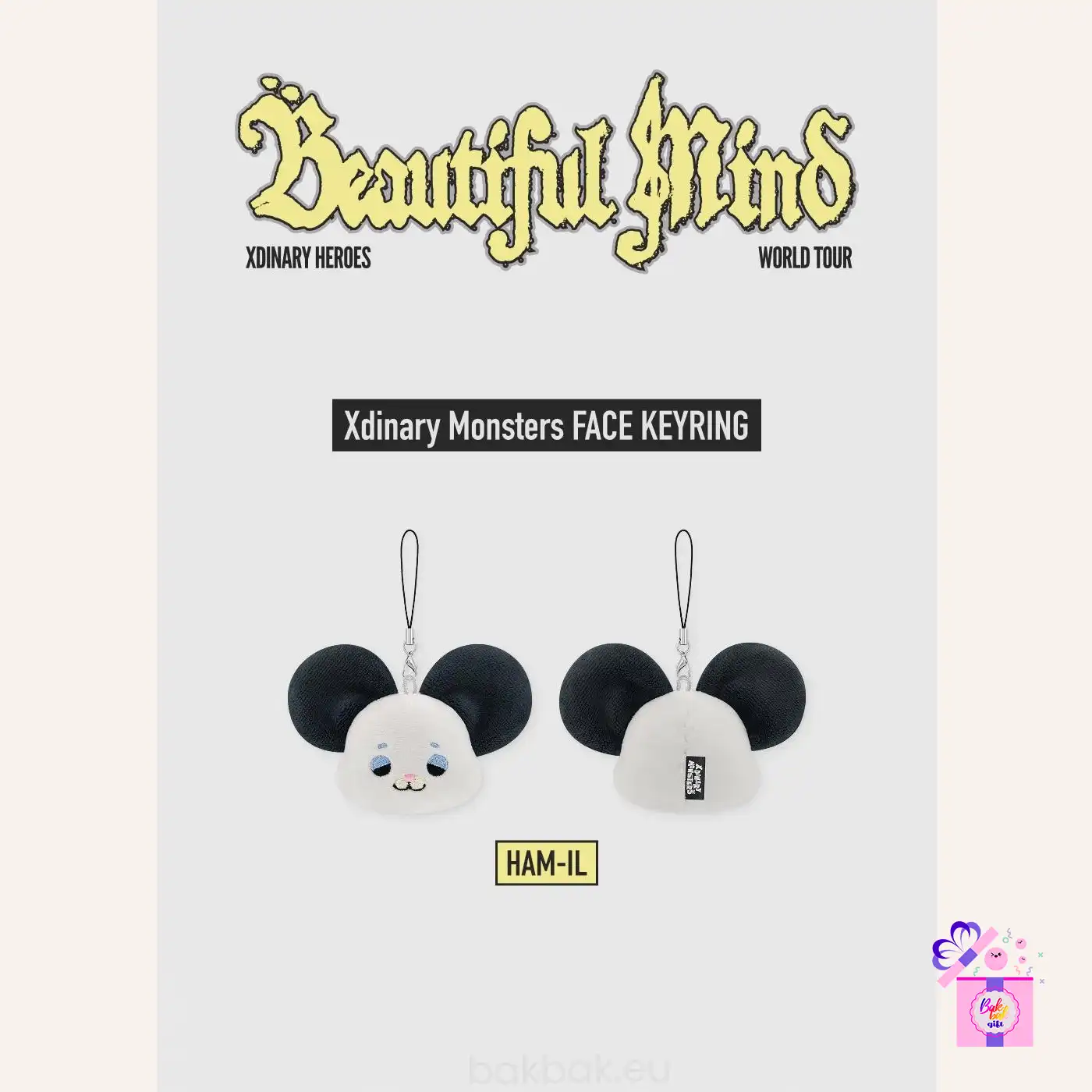 Xdinary Heroes – Xdinary Monsters FACE KEYRING [Beautiful Mind