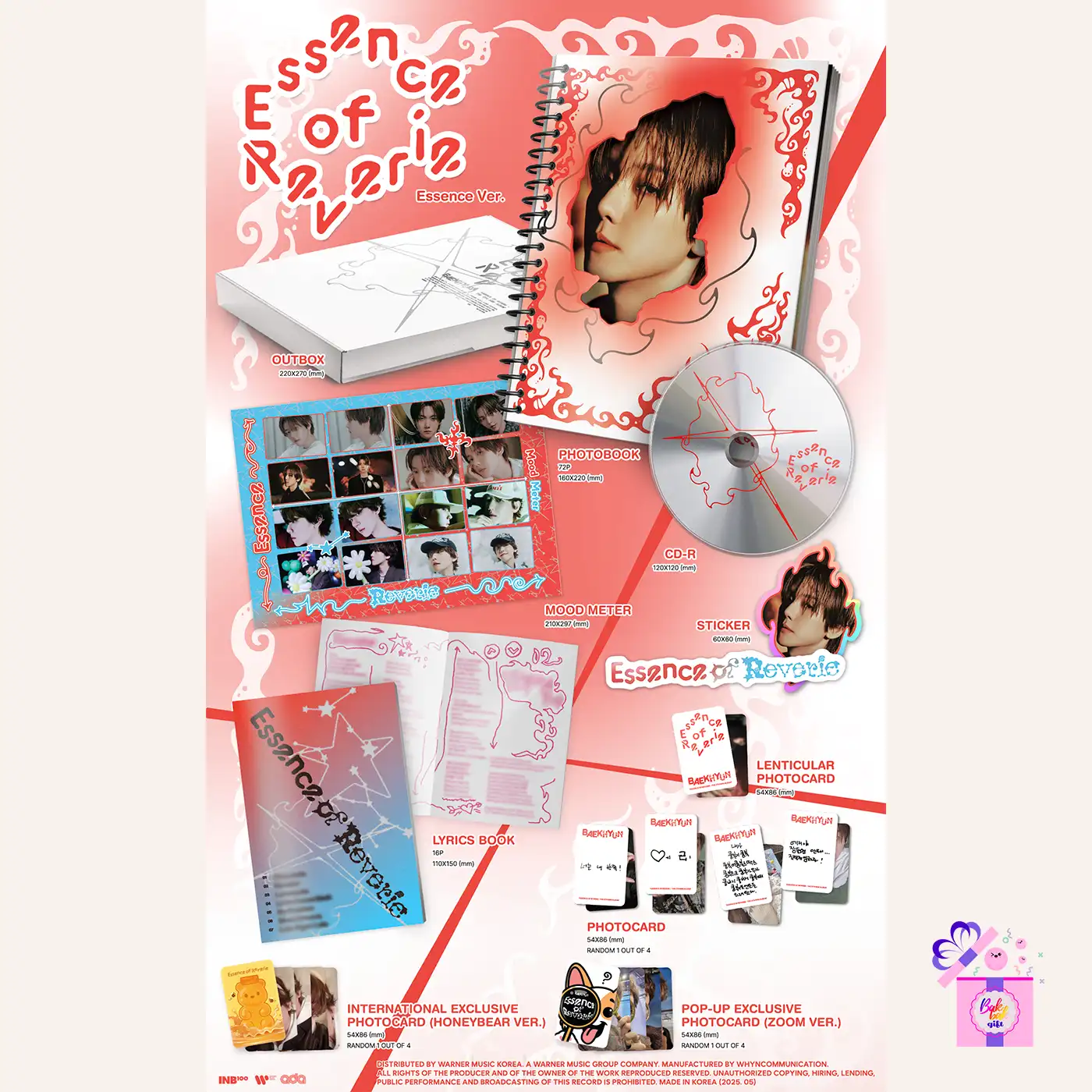 Baekhyun (EXO) – Essence of Reverie [POP-UP Exclusive] + 2 Limited