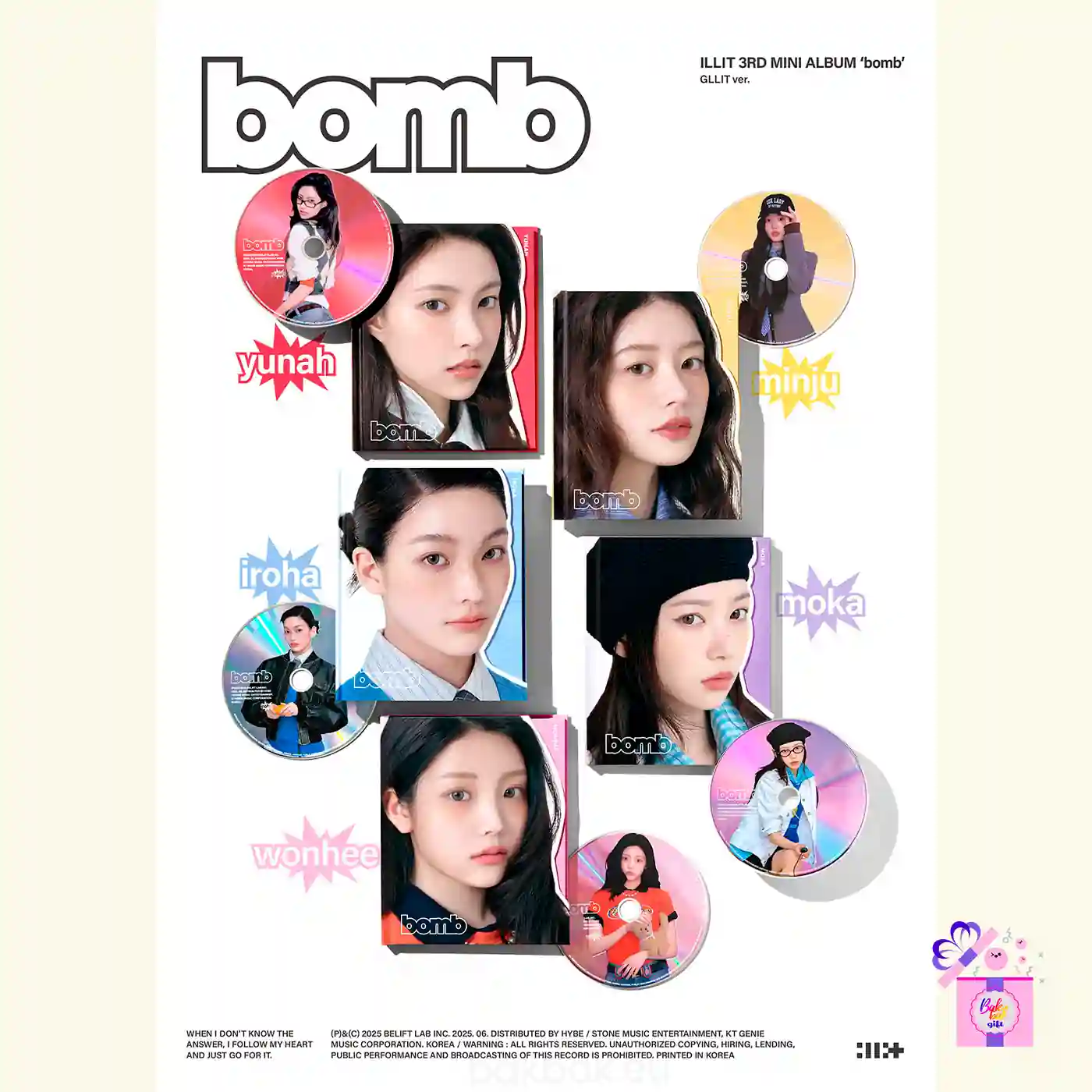 ILLIT – bomb (Member GLLIT ver.) [3rd Mini Album] – Bak Bak K-Pop