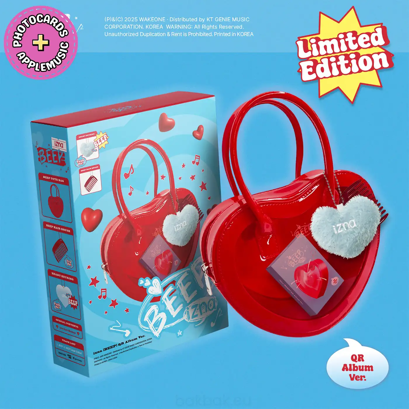 izna – Beep + Limited Photocards* (1st Single Album) – Bak Bak K