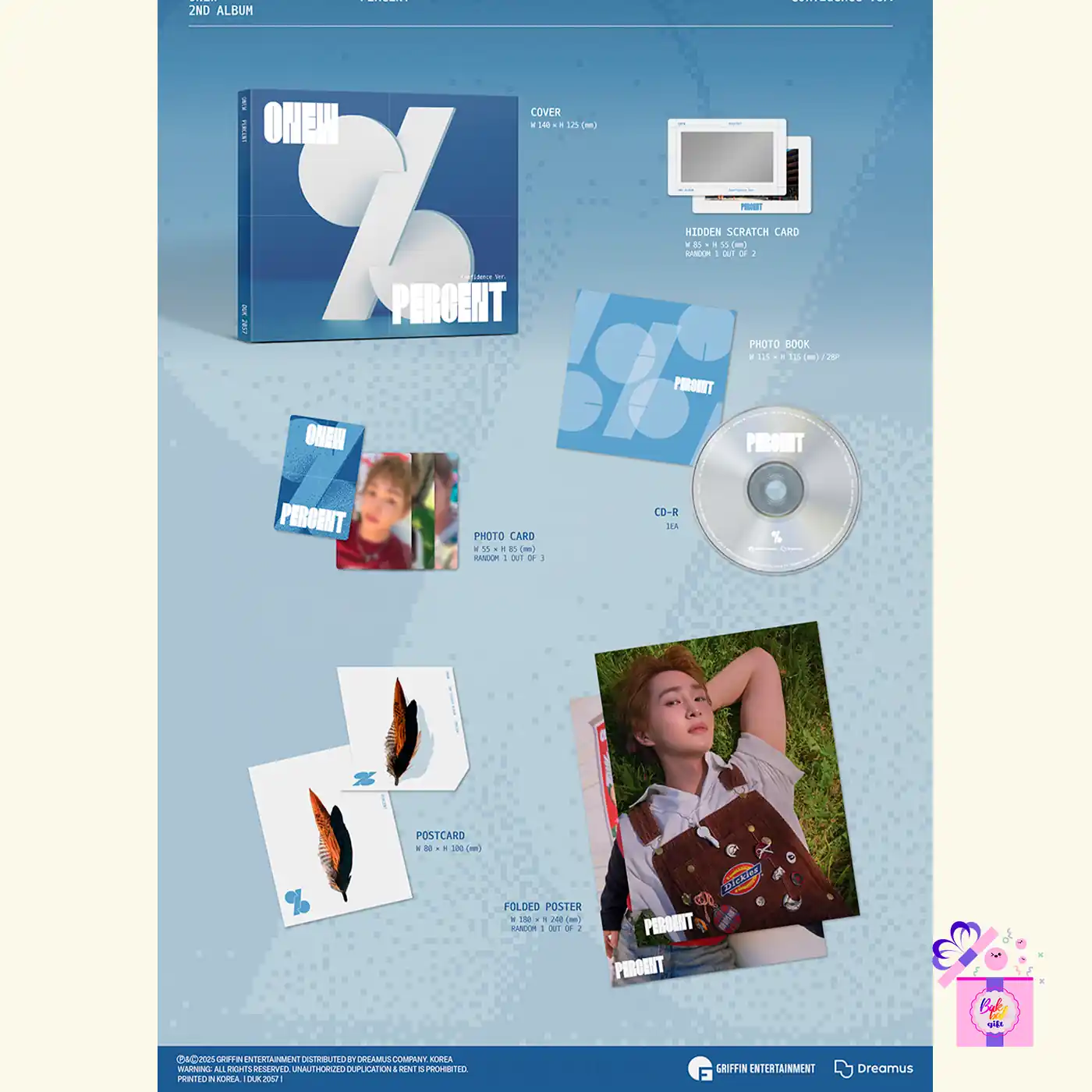 ONEW (SHINee) – PERCENT (Digipack Ver.) [2nd Full Album