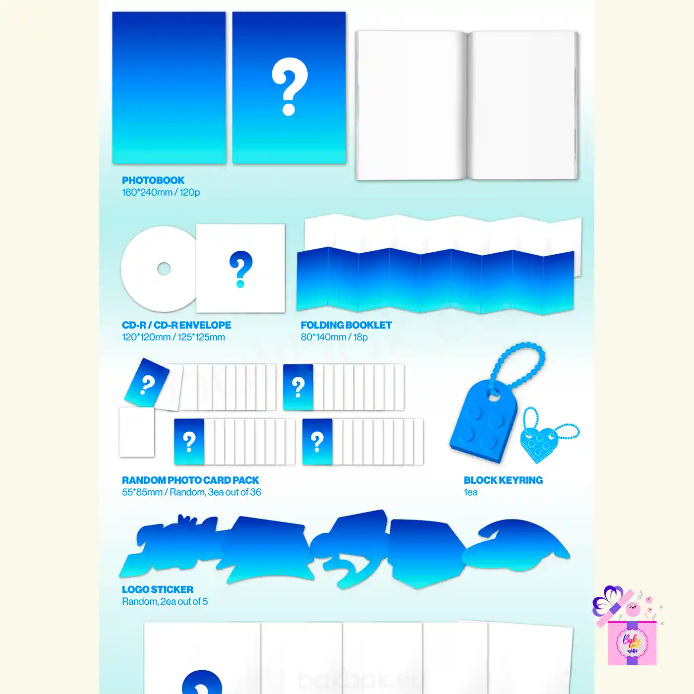 ZB1 – NEVER SAY NEVER (PHOTOBOOK Ver.) [1st Full Album] – Bak Bak