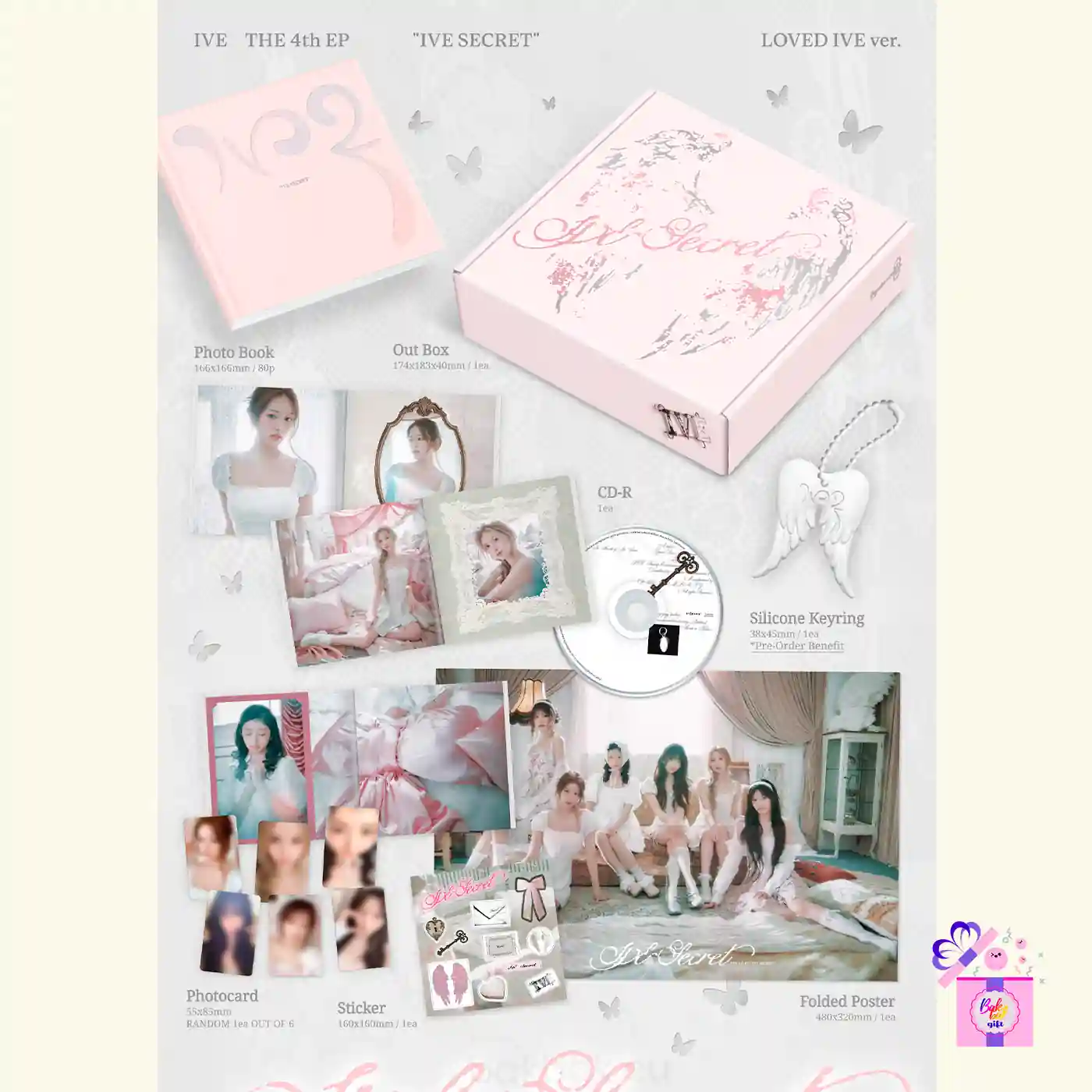 IVE – IVE SECRET + Limited Photocards* (Limited LOVED IVE ver