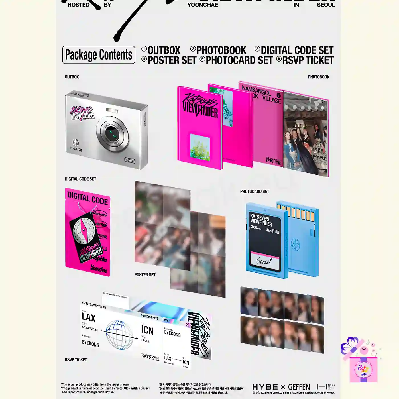 KATSEYE – KATSEYE'S VIEWFINDER in Seoul – Bak Bak K-Pop Store