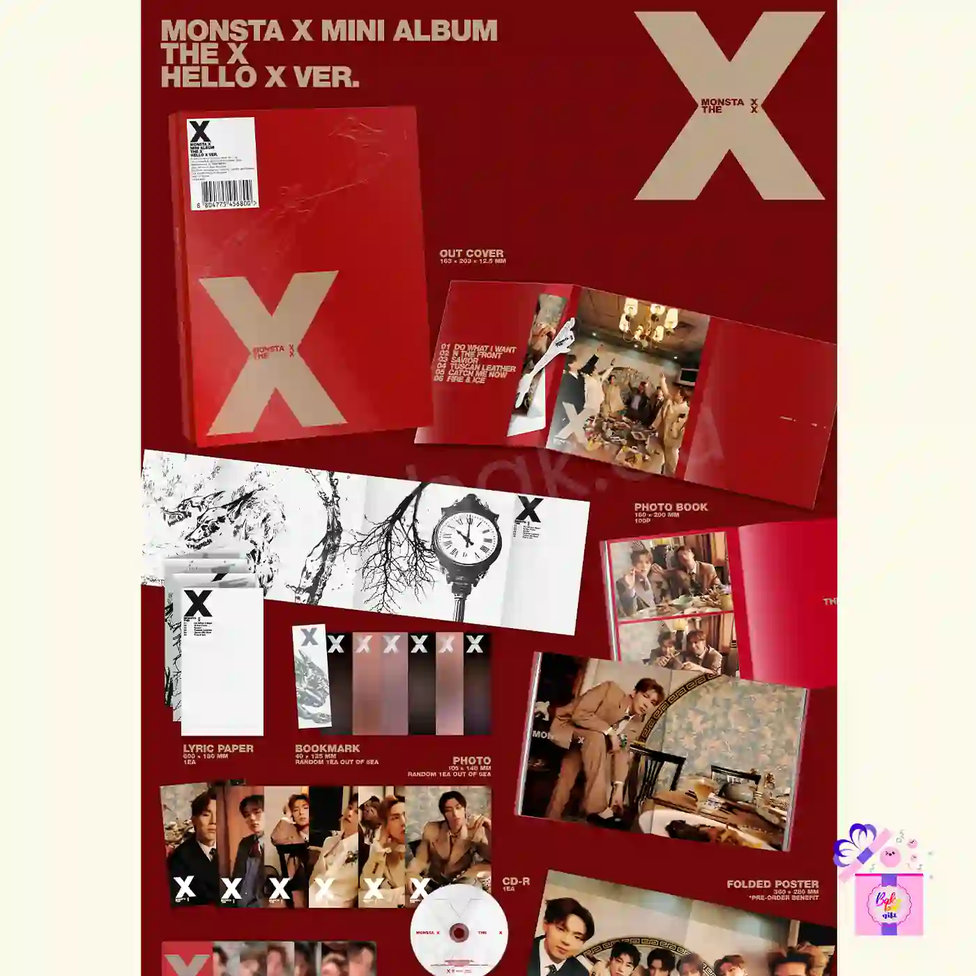 MONSTA X – THE X [13th Mini Album] – Bak Bak K-Pop Store