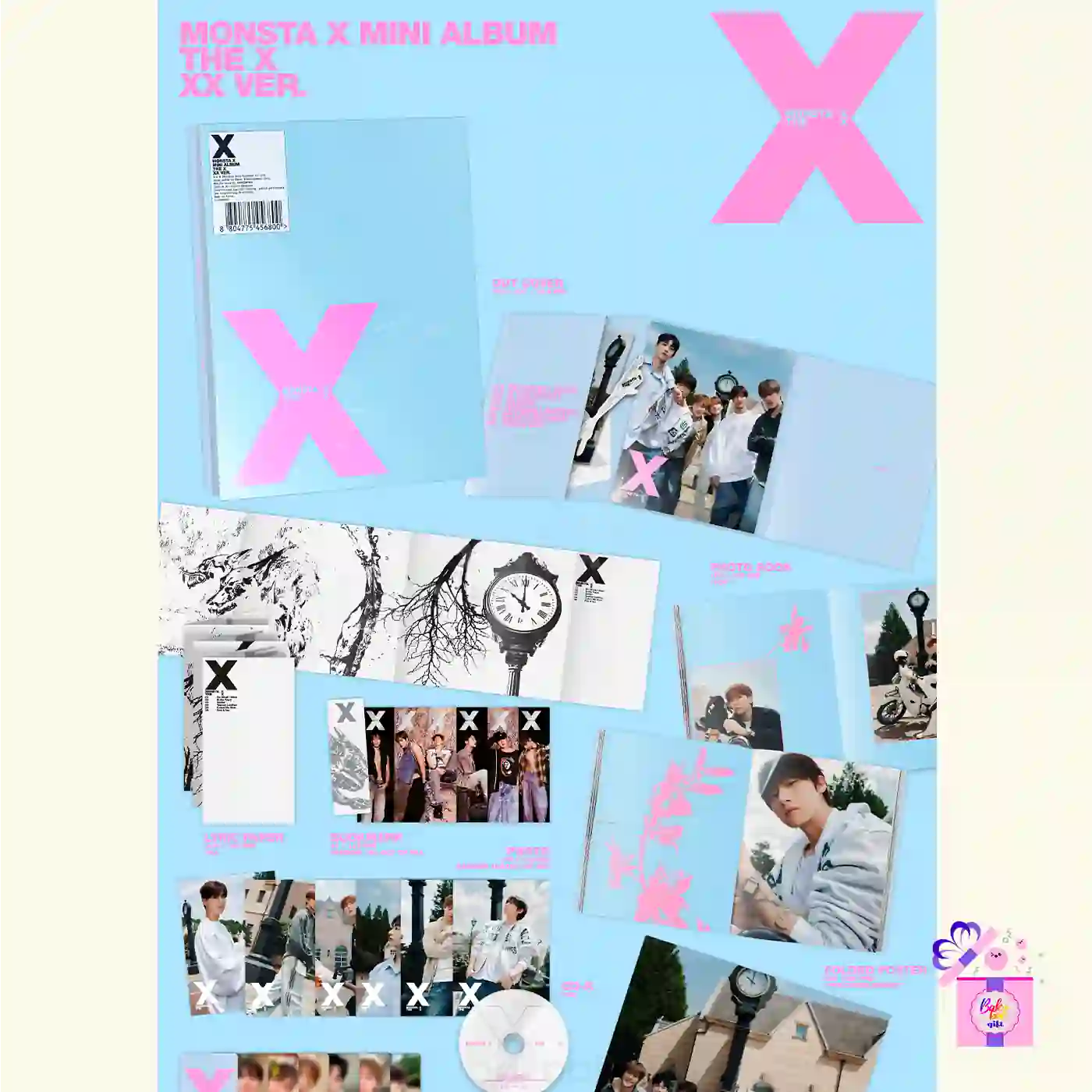 MONSTA X – THE X [13th Mini Album] – Bak Bak K-Pop Store