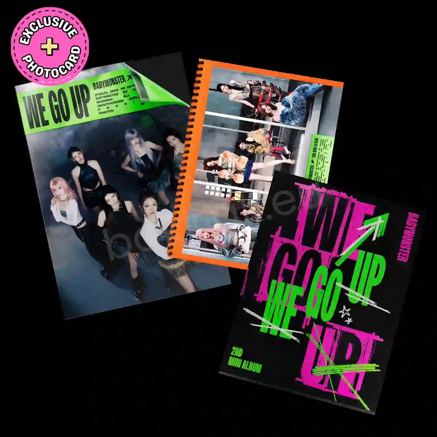 BABYMONSTER WE GO UP 韓国 トレカ コンプ + アルバム BABYMONSTER 2nd MINI ALBUM [WE GO UP] POSTCARD Ver. - YG SELECT