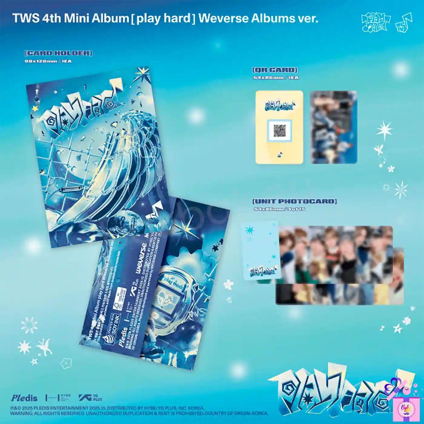 TWS – play hard (Weverse Albums ver.) + Weverse Gifts* [4th Mini