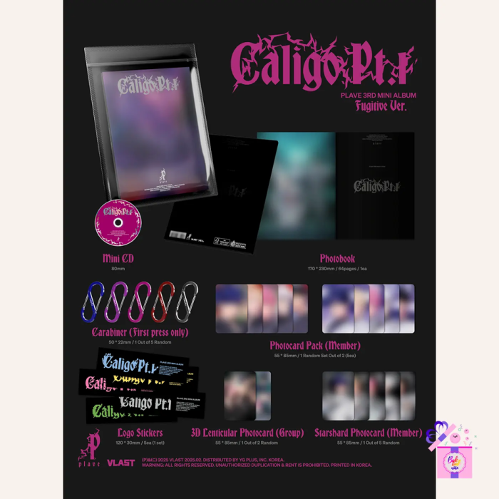 PLAVE – Caligo Pt.1 (Fugitive Ver.) [3rd Mini Album] – Bak Bak K