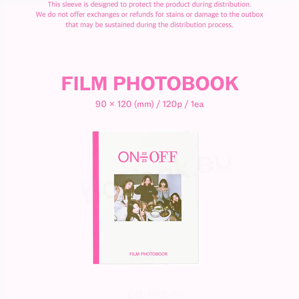 LE SSERAFIM – 'ON-OFF' 22-23 Film Photobook – Bak Bak K-Pop Store