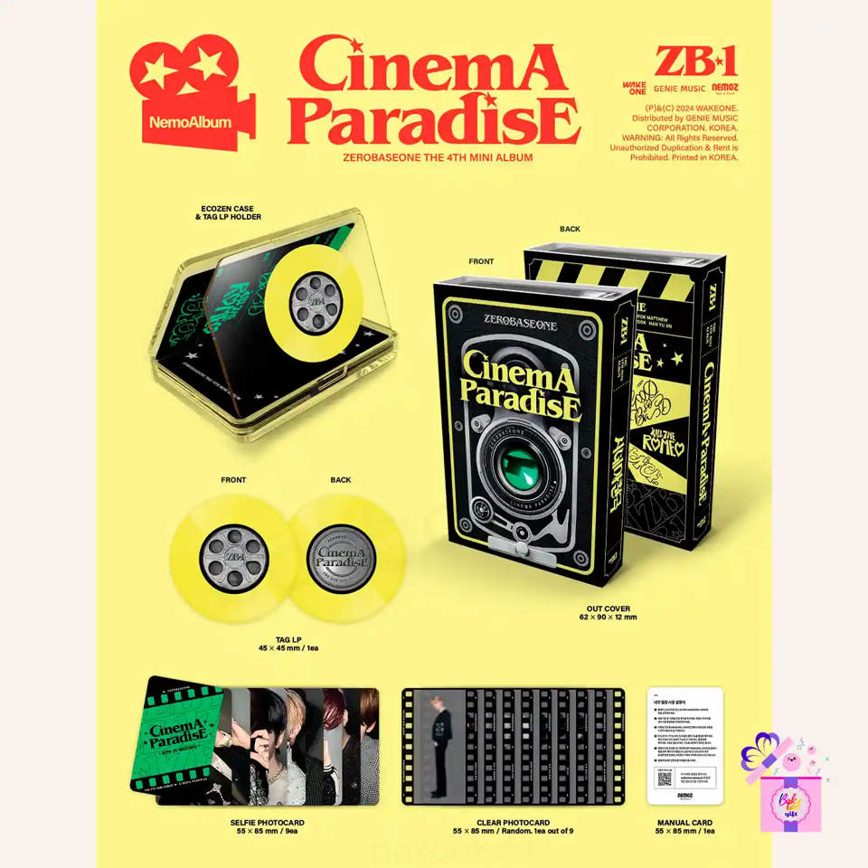 ZB1 – CINEMA PARADISE (FILM ver.) [4th Mini Album] – Bak Bak K-Pop