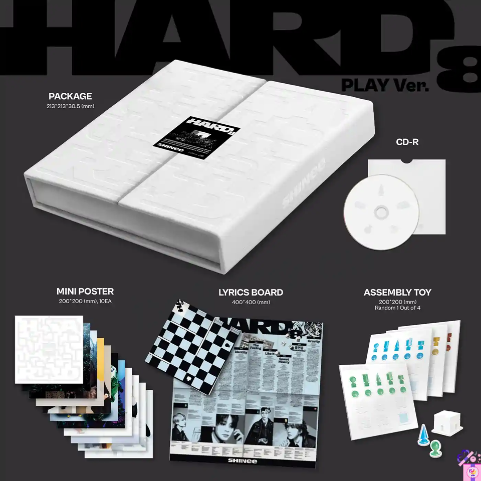 SHINee – HARD [Play / Package Ver.] – Bak Bak K-Pop Store