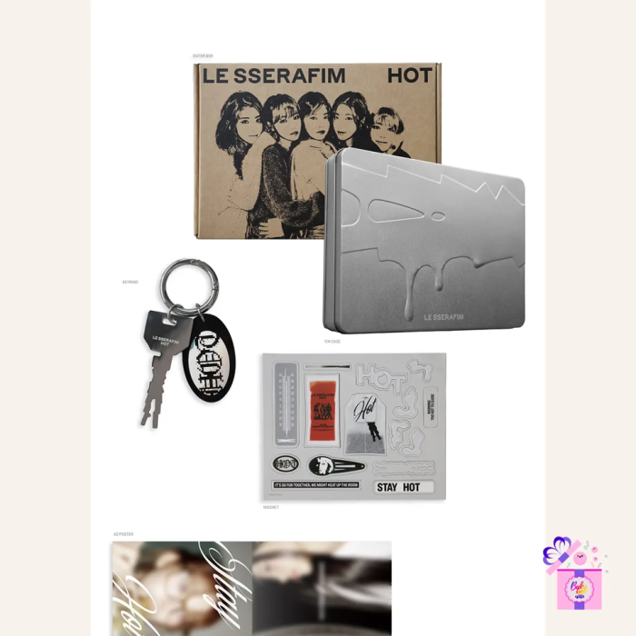 ★非売品◆サインCD◆LE SSERAFIM◆HOT◆ショーケース LE SSERAFIM - HOT (TIN CASE ver.) – Kpop Planet Global