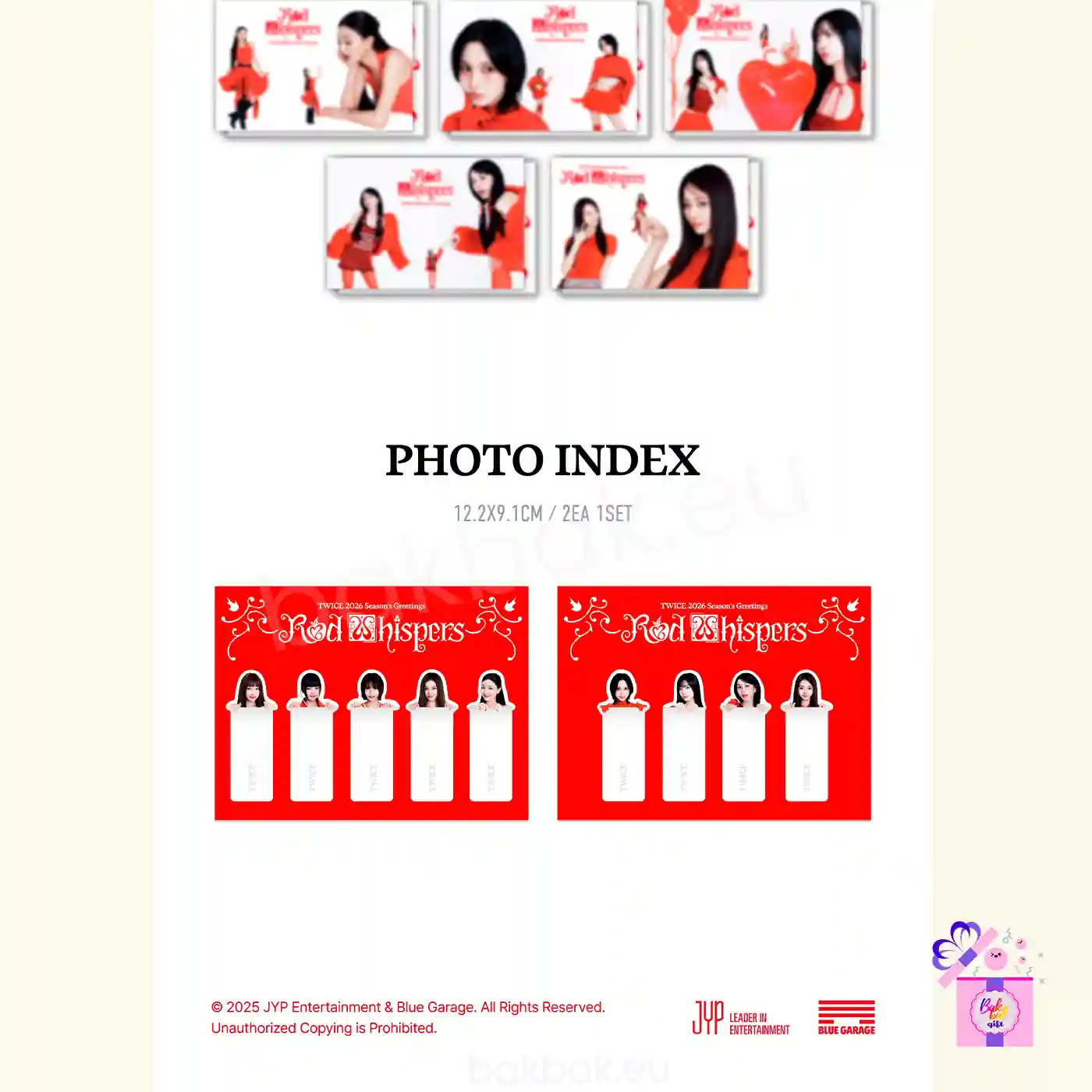 TWICE – 2026 Season's Greetings + Limited Photocard Set* (Red