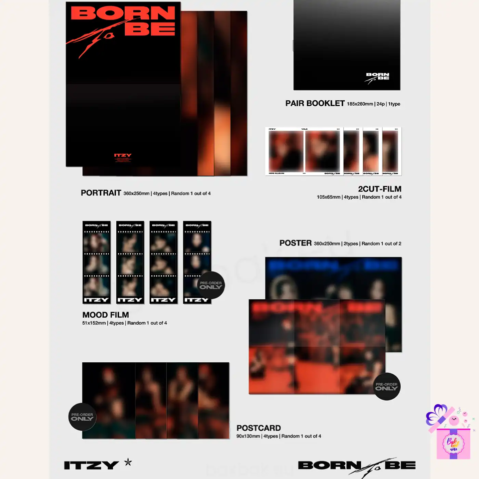 ITZY – BORN TO BE [Limited Edition] – Bak Bak K-Pop Store