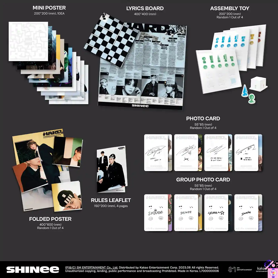 SHINee – HARD [Play / Package Ver.] – Bak Bak K-Pop Store
