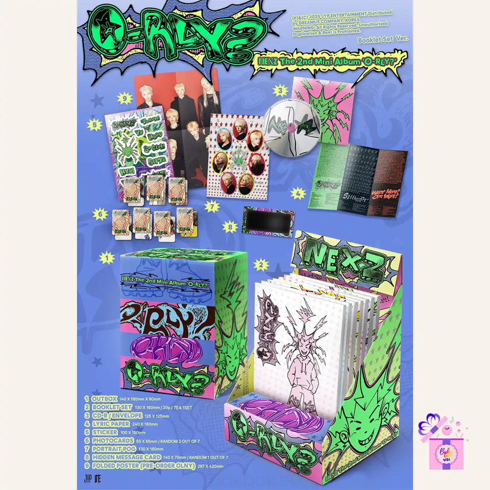 NEXZ – O-RLY? (2nd Mini Album) [Booklet Set Ver.] – Bak Bak K-Pop