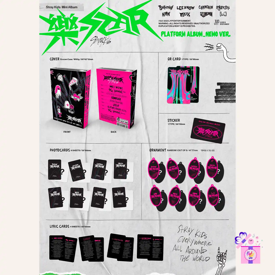 Stray Kids – 樂-Star [Platform Album Nemo Ver.] – Bak Bak K-Pop Store